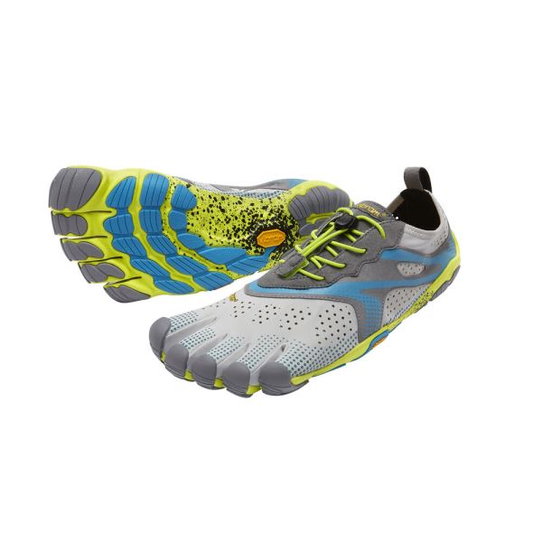 Vibram V-Run Gris Azules Amarillo | 9175-VNLSR