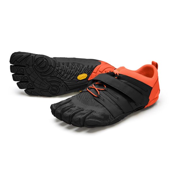 Vibram V-Train 2.0 Negras Naranjas | 4790-MHLIU